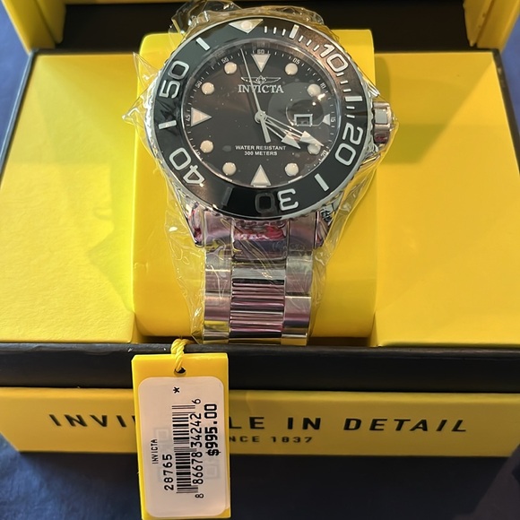 BNIB Invicta grand diver silver and black, 52mm. - Picture 6 of 6